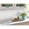 Msi Calacatta Blanco SAMPLE Polished Marble Mesh-Mounted Mosaic Tile ZOR-MD-0125-SAM - alternate 2